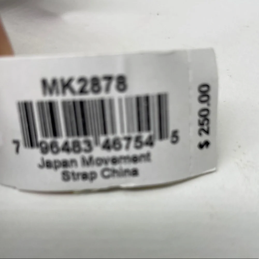 Michael Kors Pyper Swarovski Crystal Black Watch MK2878‎
